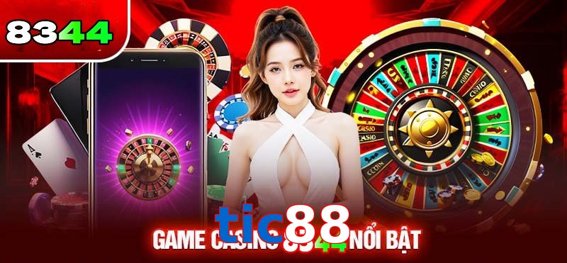 Sảnh Casino tic88 thưởng cực khủng